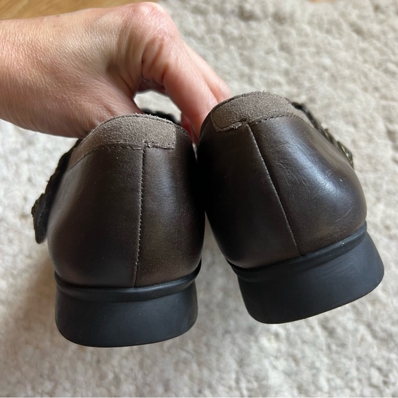 Aetrex EF456 Ada Iron Mary Jane Comfort Flats Brown Shoes Women Sz 39 - Picture 7 of 10